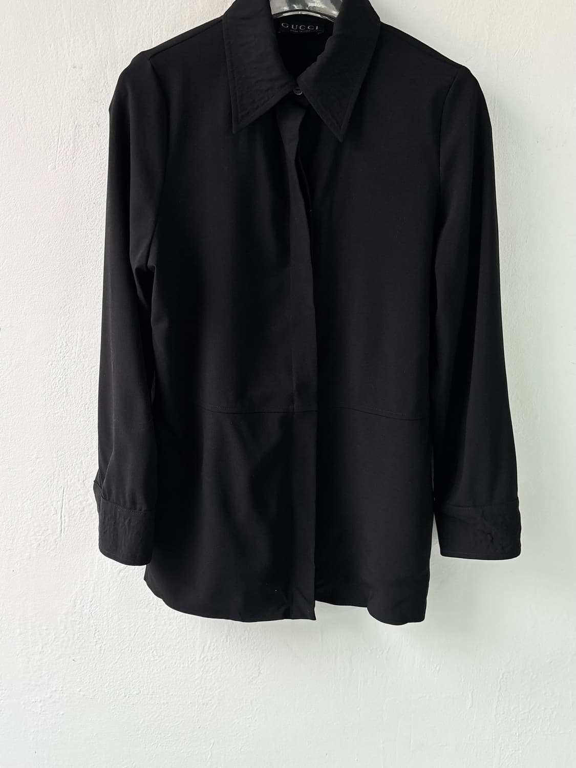 구찌 by 톰포드 98FW 블랙 울 셔츠 상품이미지6