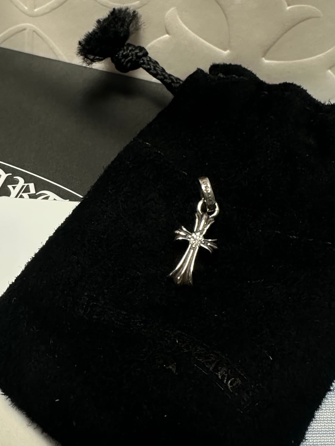 Chrome Hearts 크롬하츠 베이비펫 1p 파베다이아 양면 새상품 상품이미지1