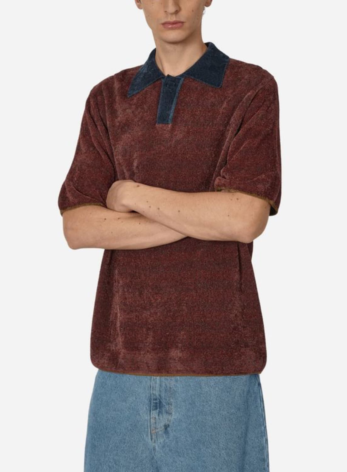 아모멘토 자카드 칼라 니트 상품이미지6