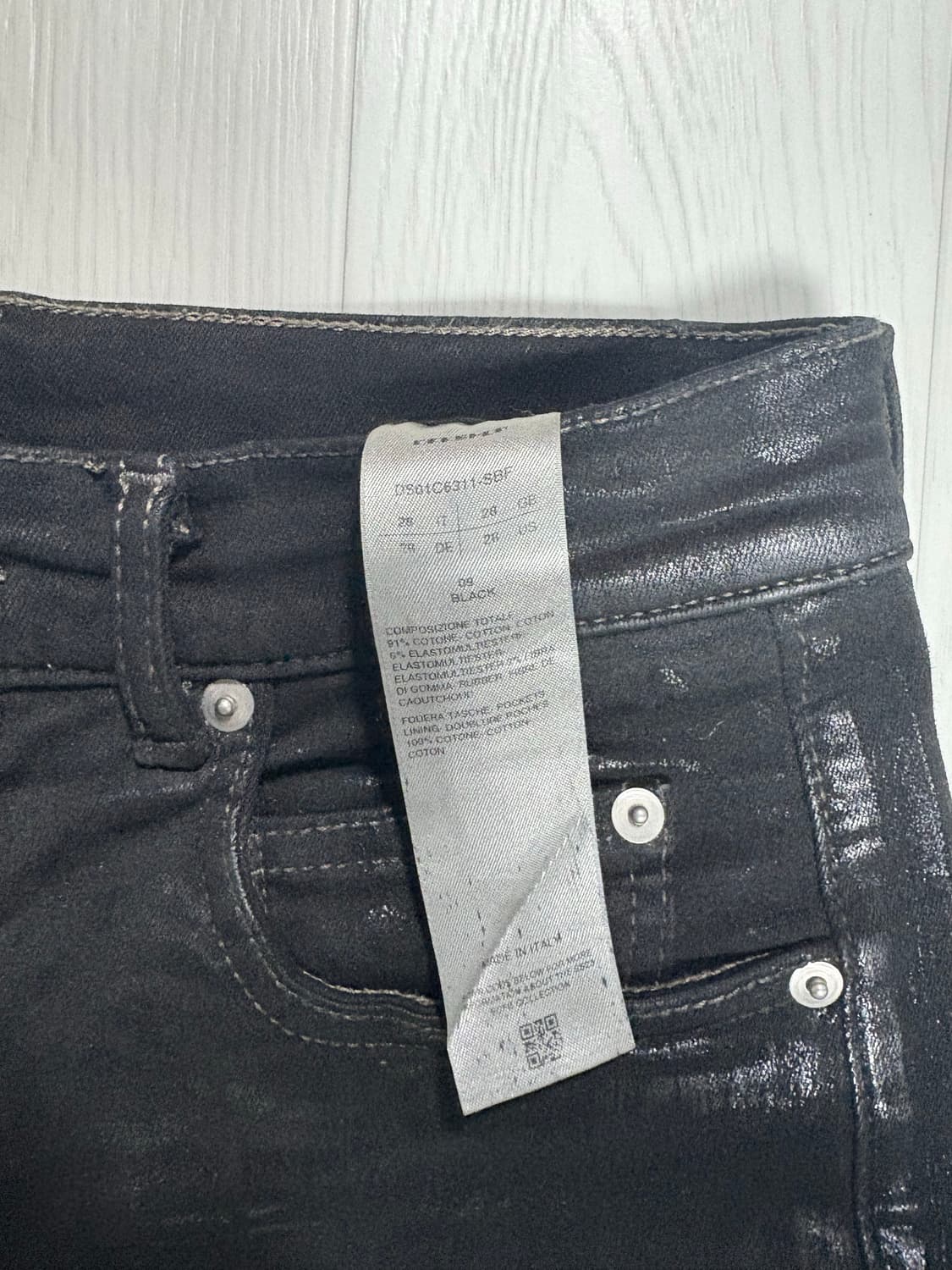 릭오웬스 왁스 볼란 부츠컷 sbf 상품이미지8