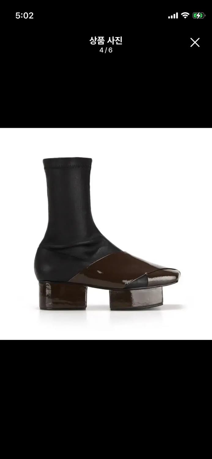 Flatapartment 스퀘어드 토 플랫폼 부츠 상품이미지2