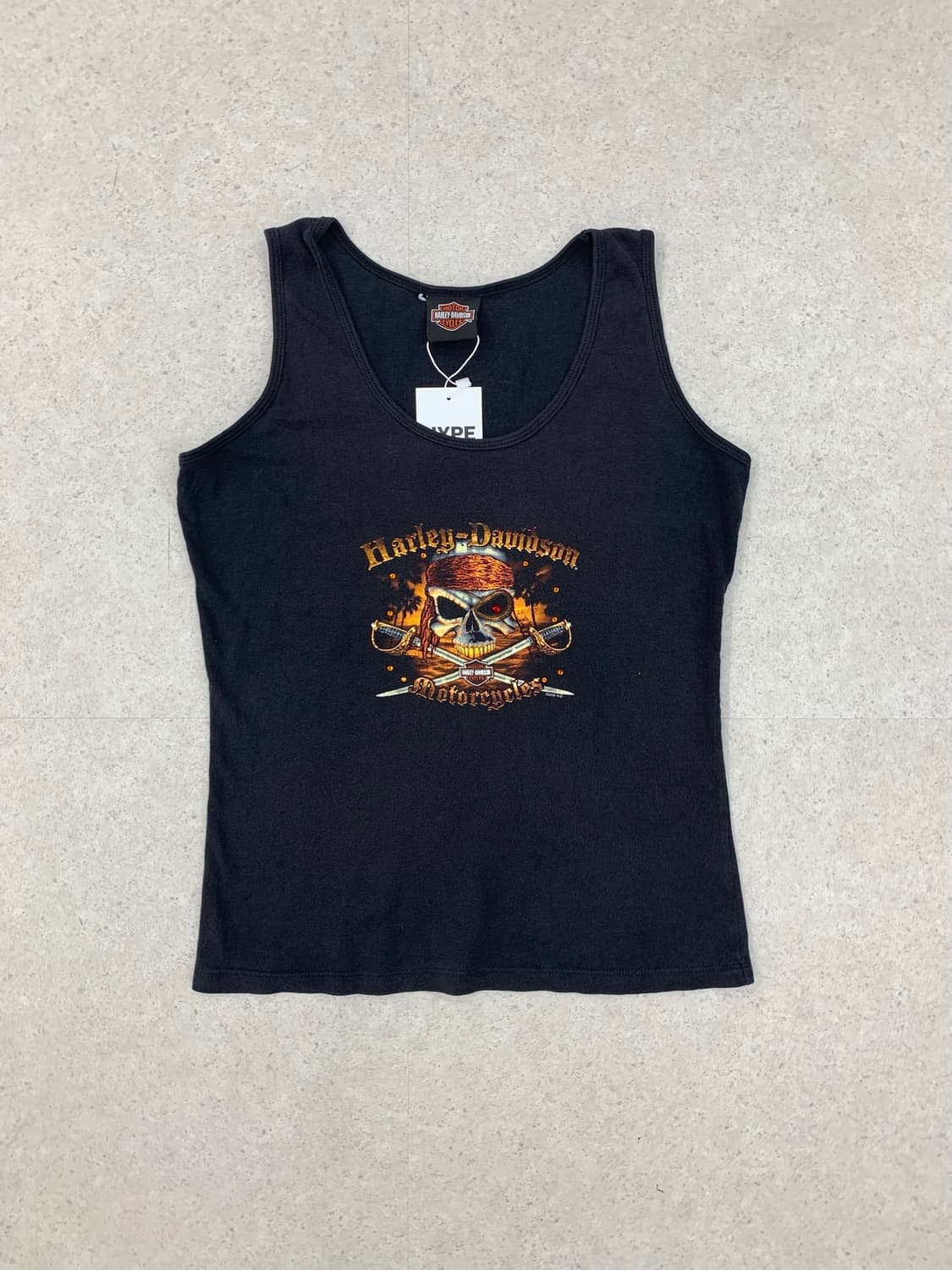 Harley Davidson 할리데이비슨 스컬프린팅 나시 상품이미지1
