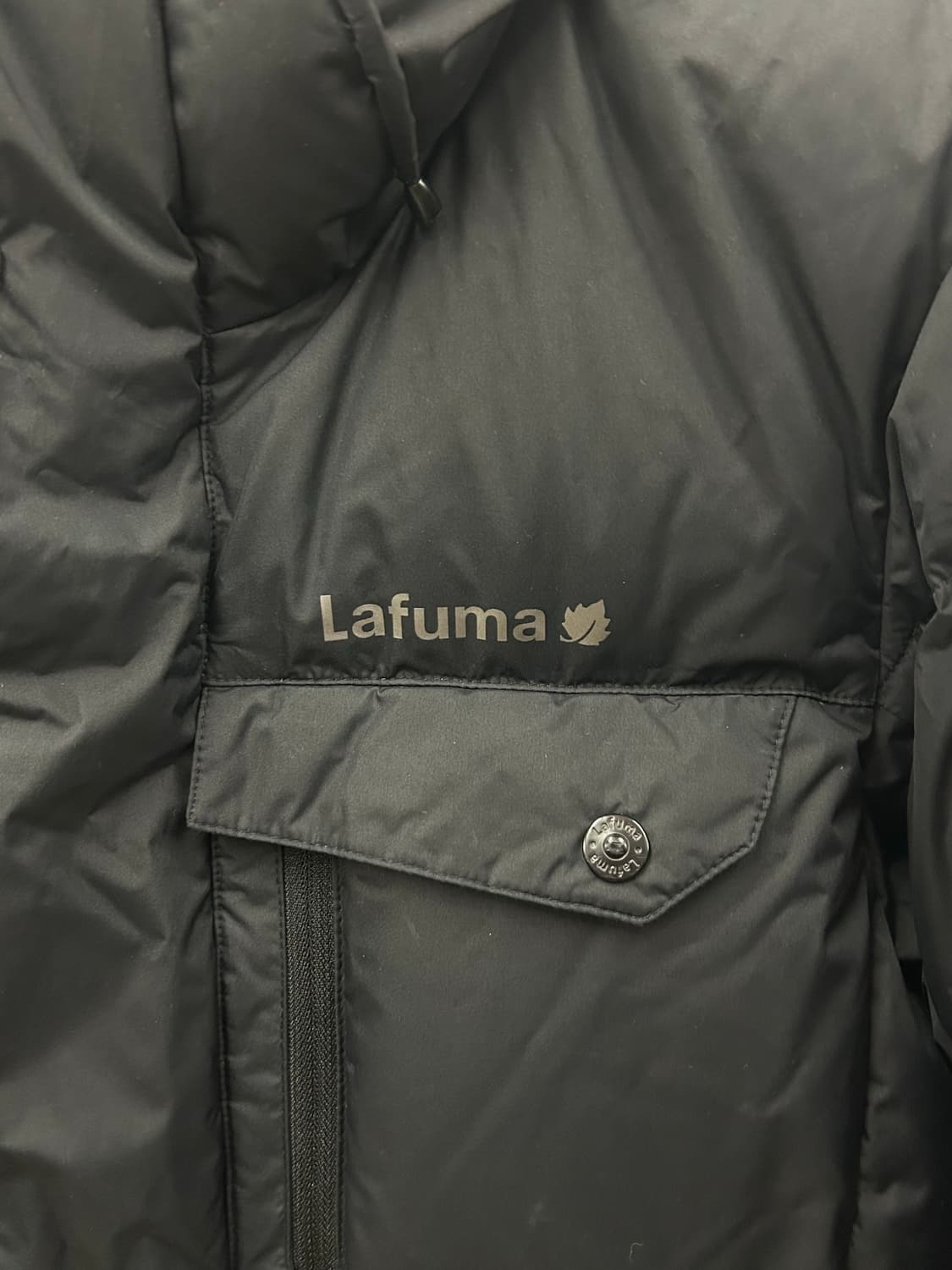 라푸마 블랙 롱 패딩 다운 점퍼 상품이미지7