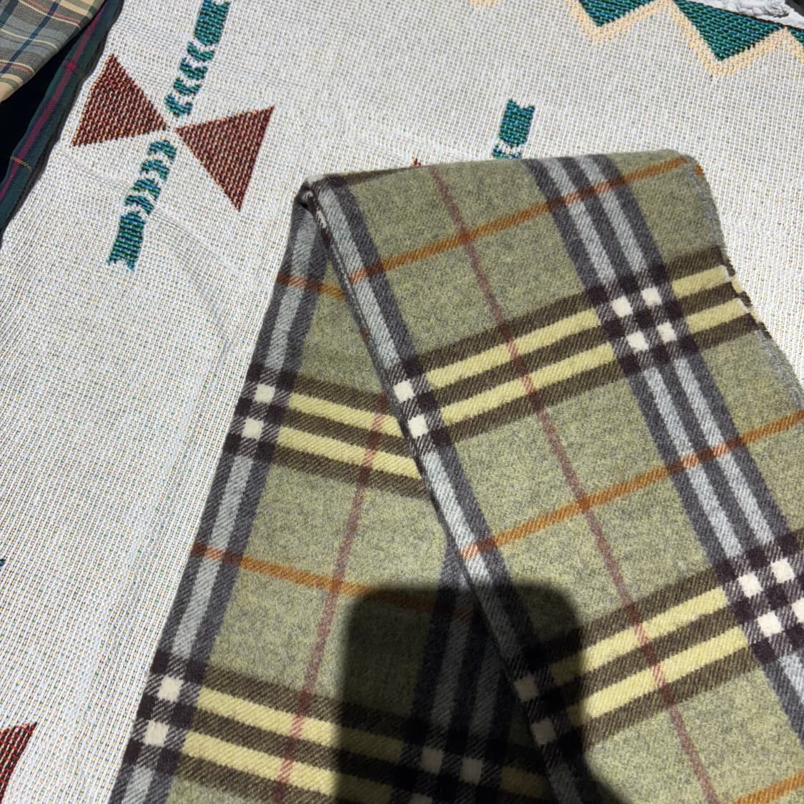 버버리 빈티지 채크패턴 머플러 상품이미지3