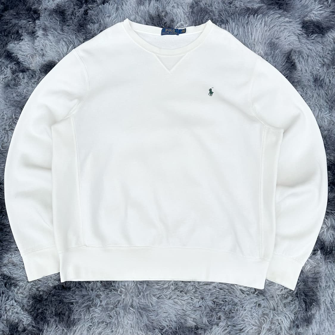 폴로 화이트 맨투맨 상품이미지2