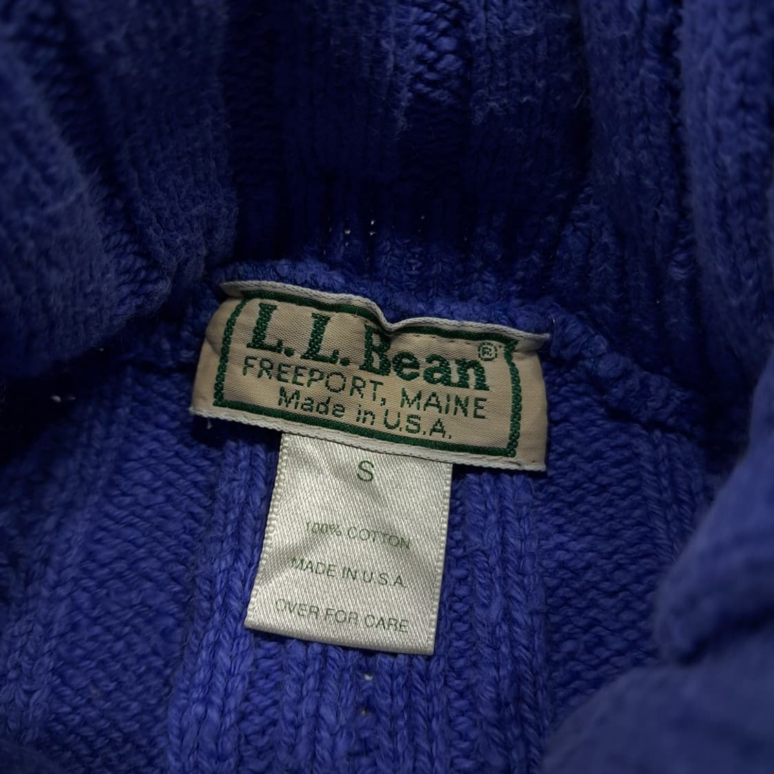 CL108 S 엘엘빈 미국판 코튼 립 터틀넥 니트 상품이미지3