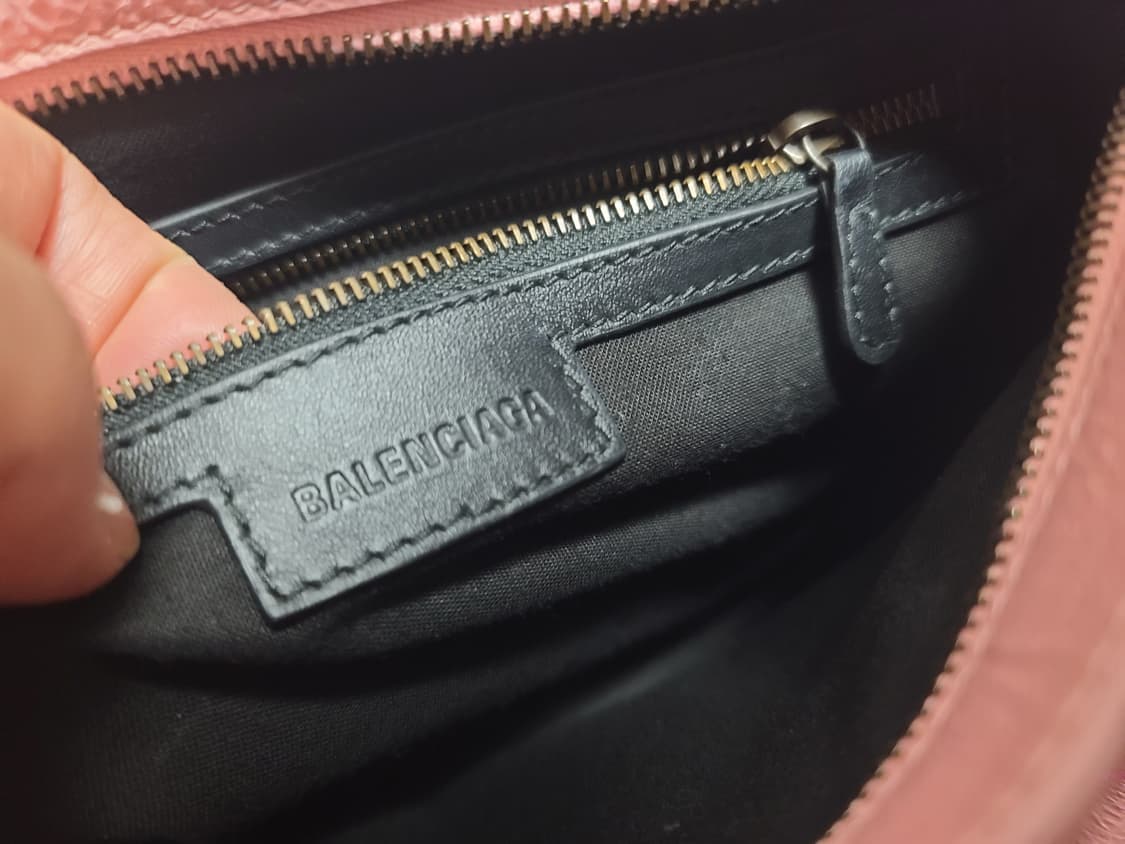 발렌시아가 르시티백 스몰 핑크 토트백 크로스백 상품이미지4