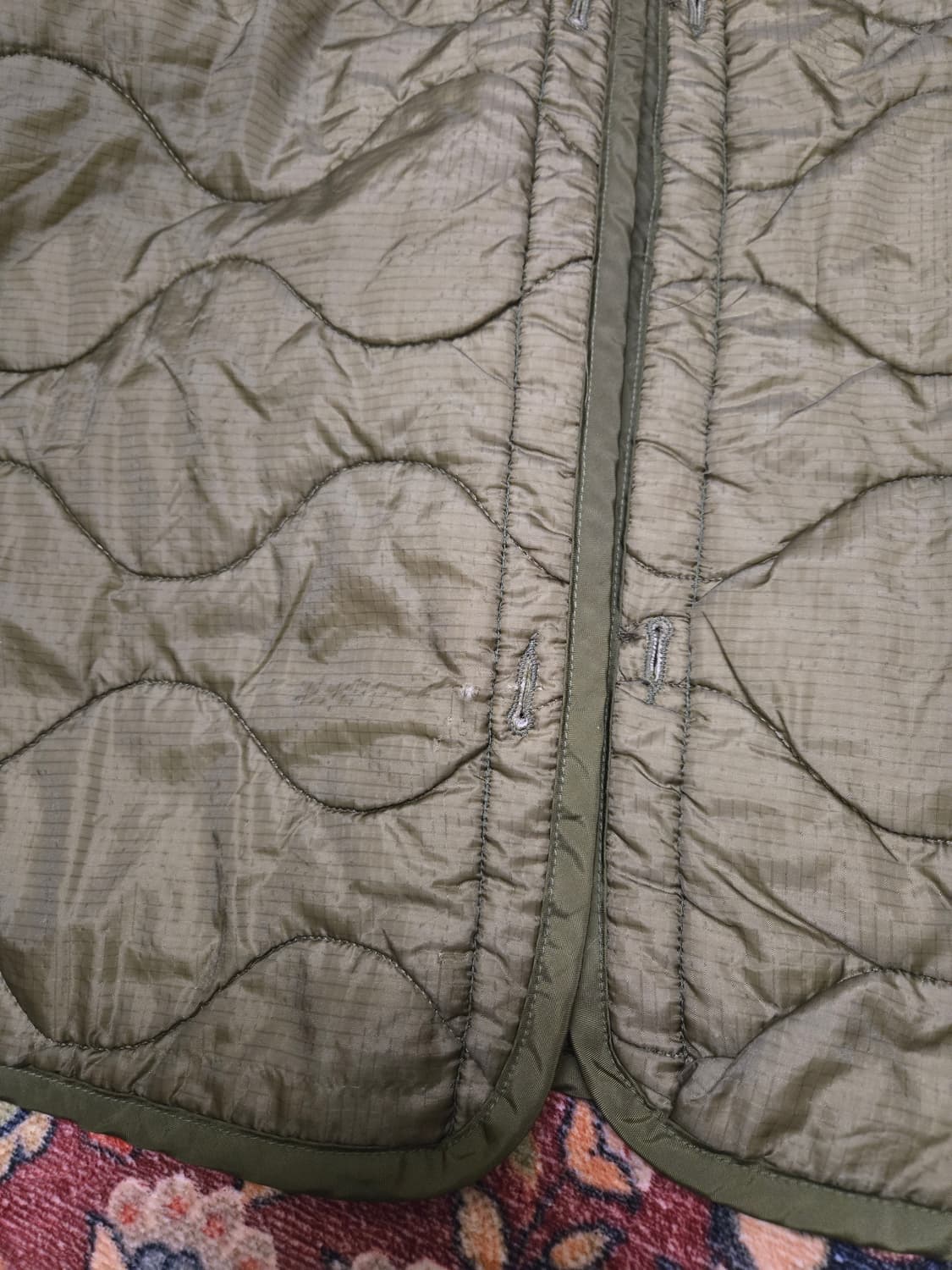 미군 오리지널 M65 필드자켓 라이너 (깔깔이) - XL 상품이미지6