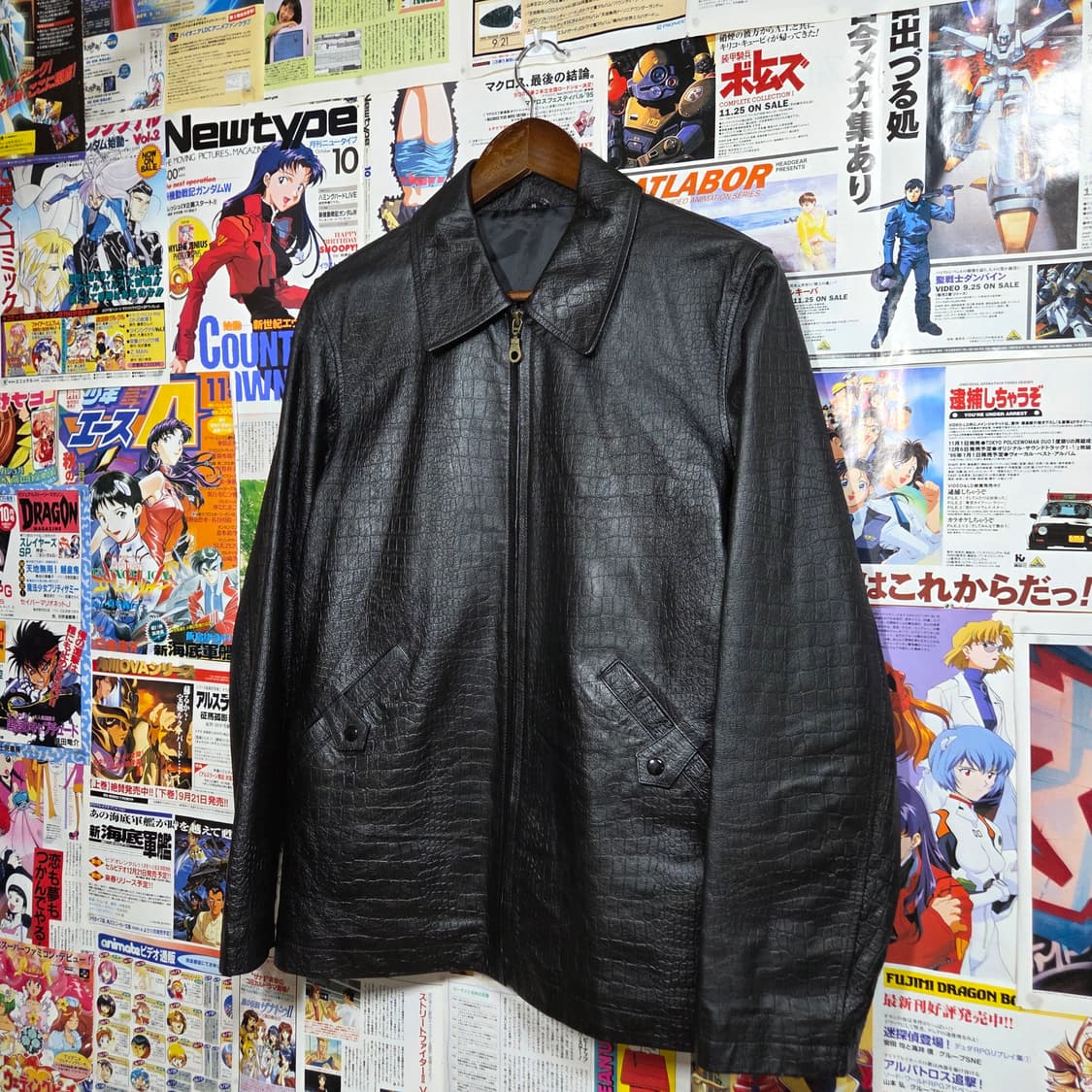 JPN 락시크 파이톤 돈피 리얼레더 가죽 자켓 상품이미지2