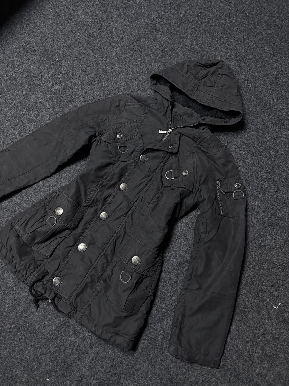 Vintage Y2k 00's v-kei Punk hood jacket 상품이미지2