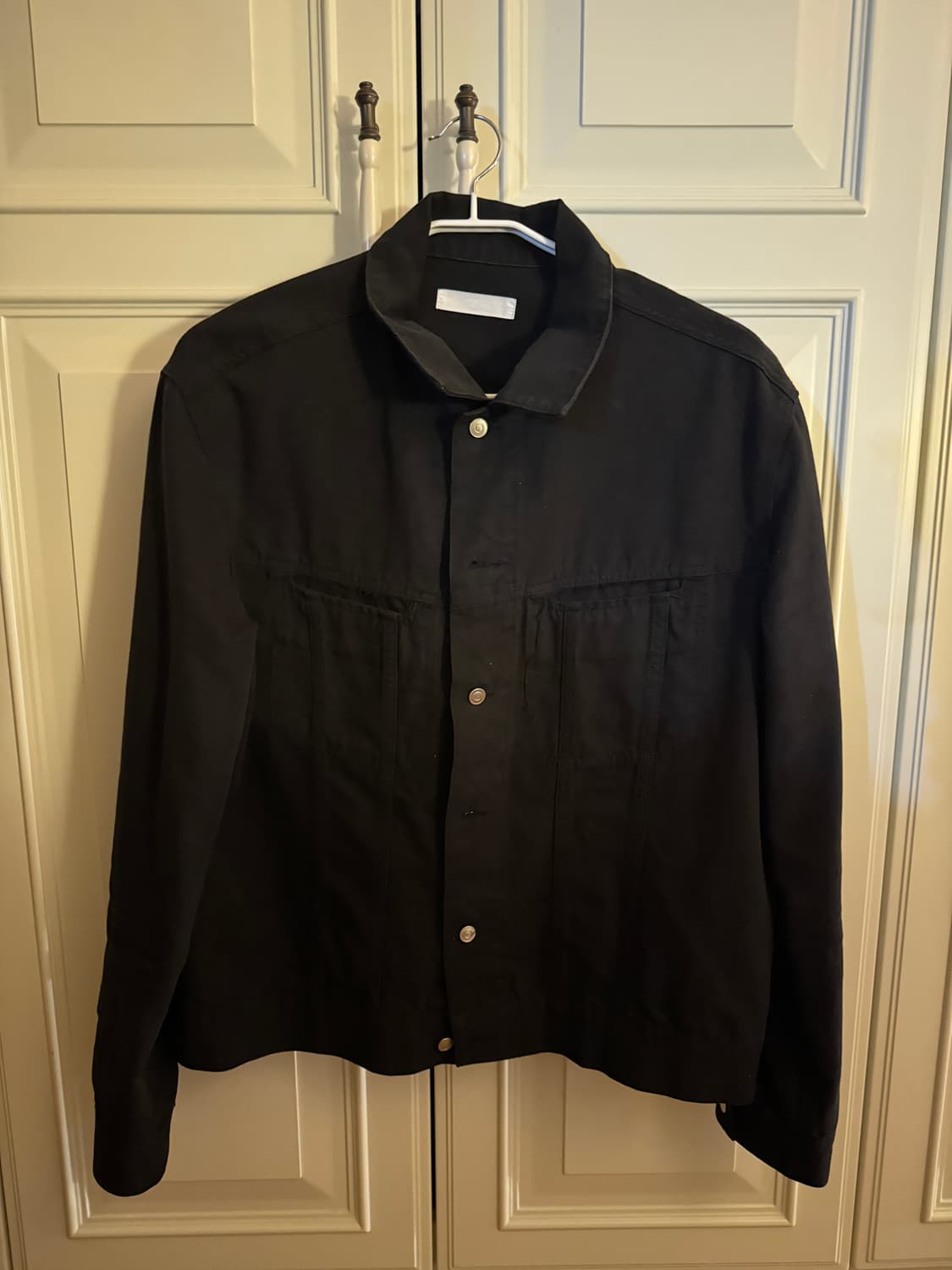 아이엘 데님 자켓 블랙 상품이미지1