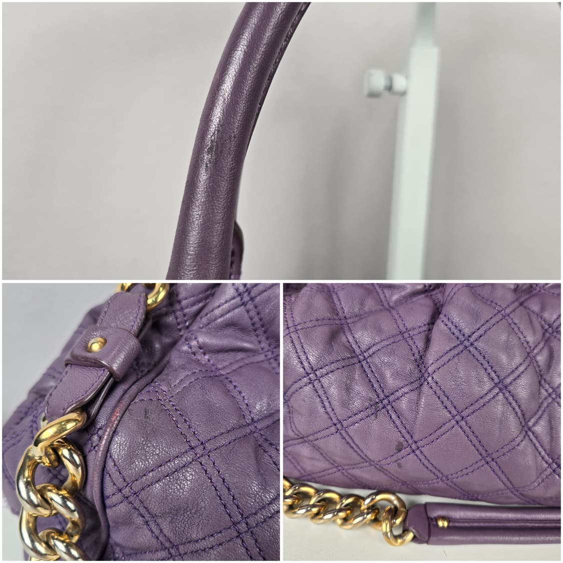 마크제이콥스 스탐백 라지 램스킨 퀼팅 체인백 가방 정품 스탐 상품이미지8