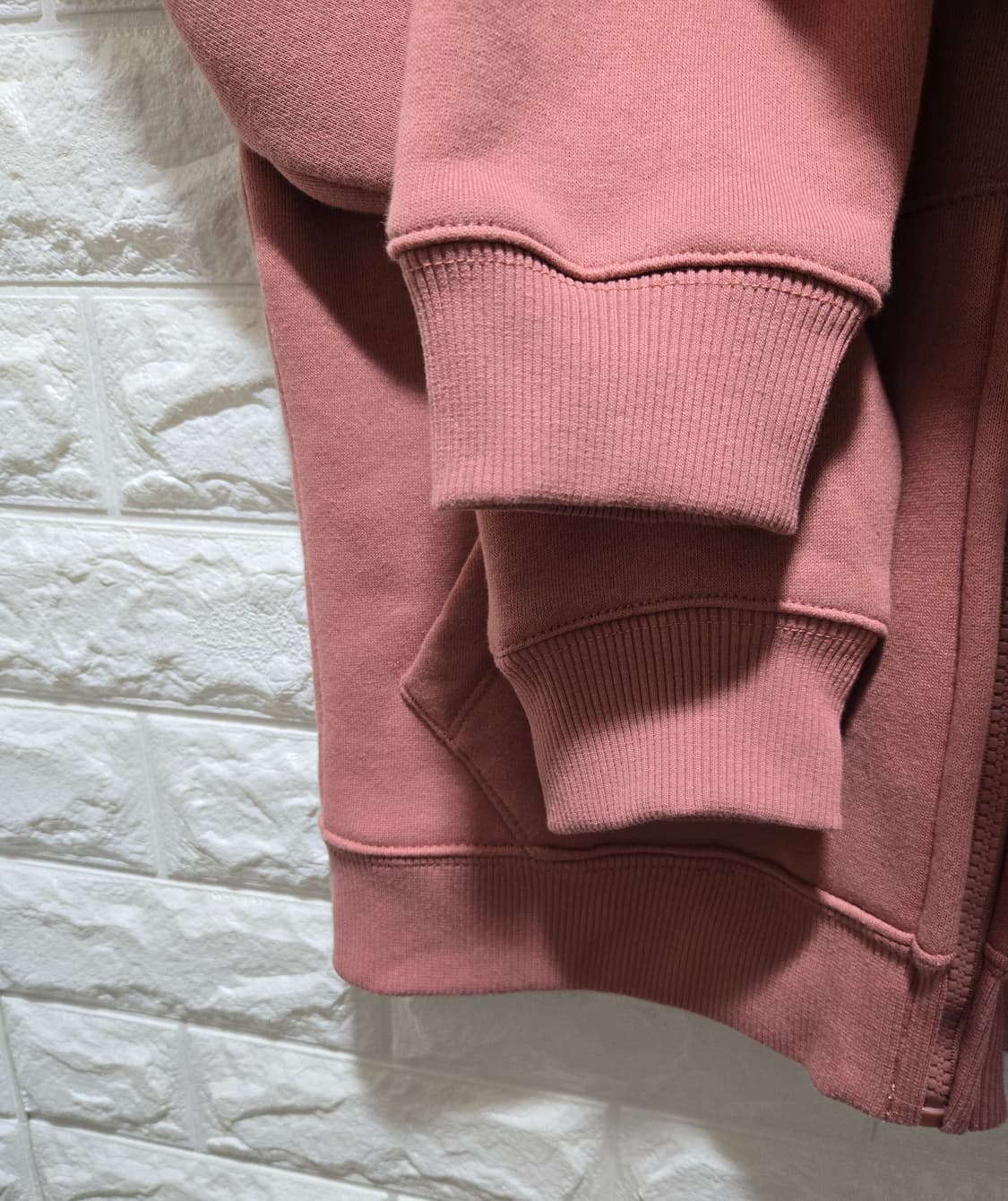 지프 기모 셋업 (후드집업+팬츠) S 상품이미지3