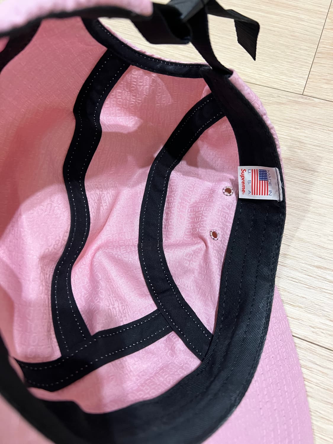 슈프림 핑크 캠프캡 usa 상품이미지5