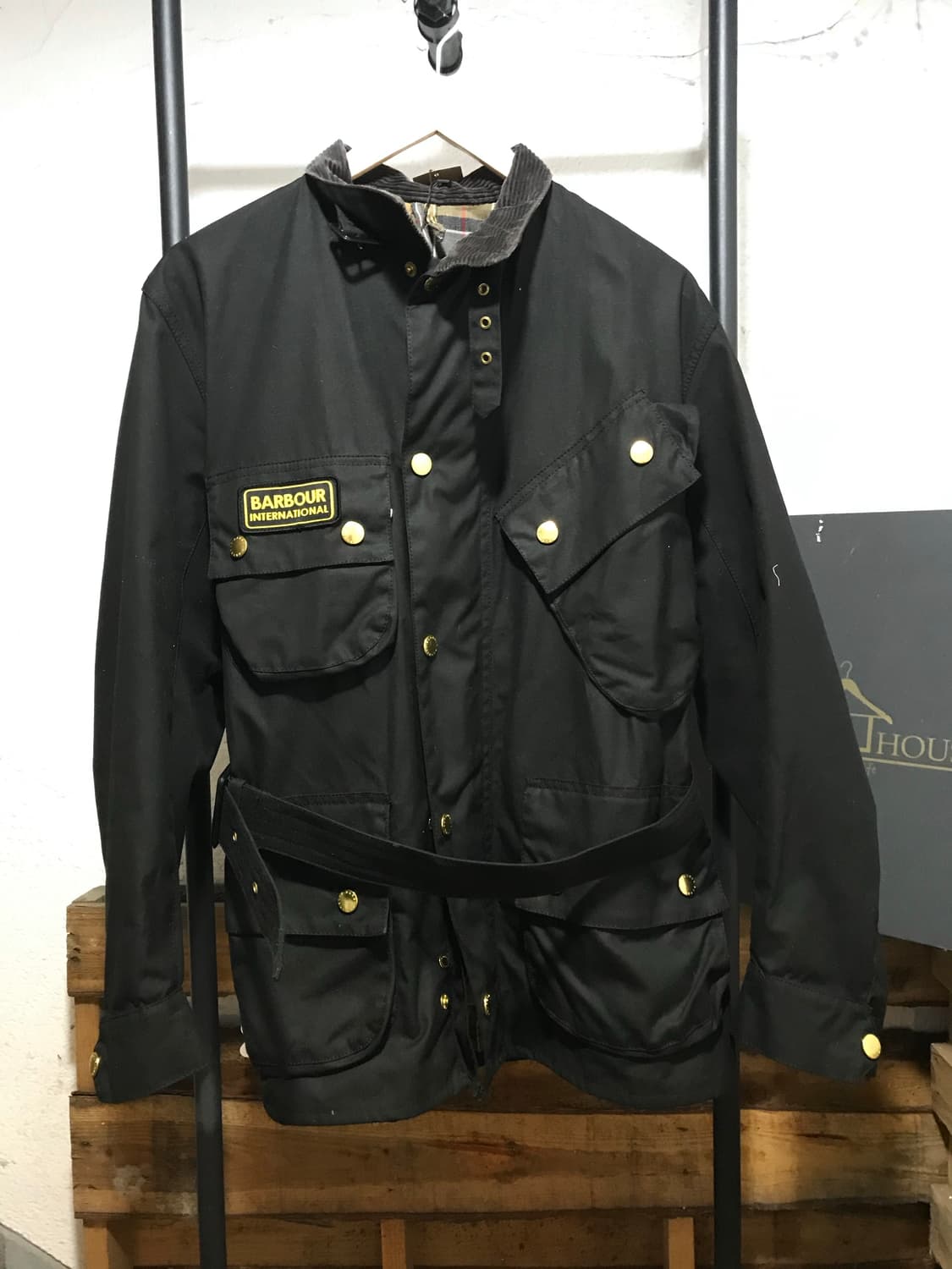 Barbour A7 belted jacket 상품이미지1