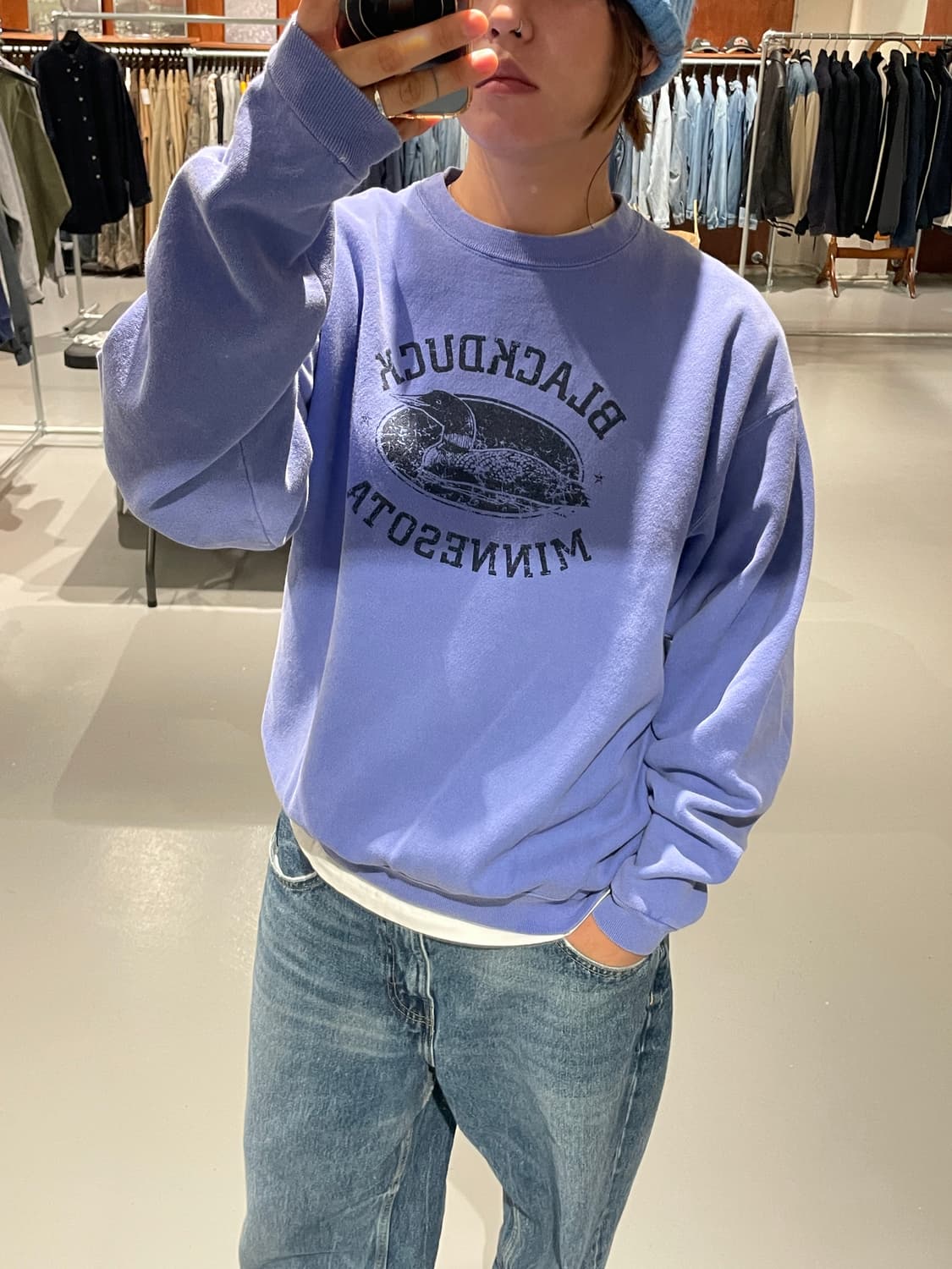 Vintage print sweat shirt 상품이미지2