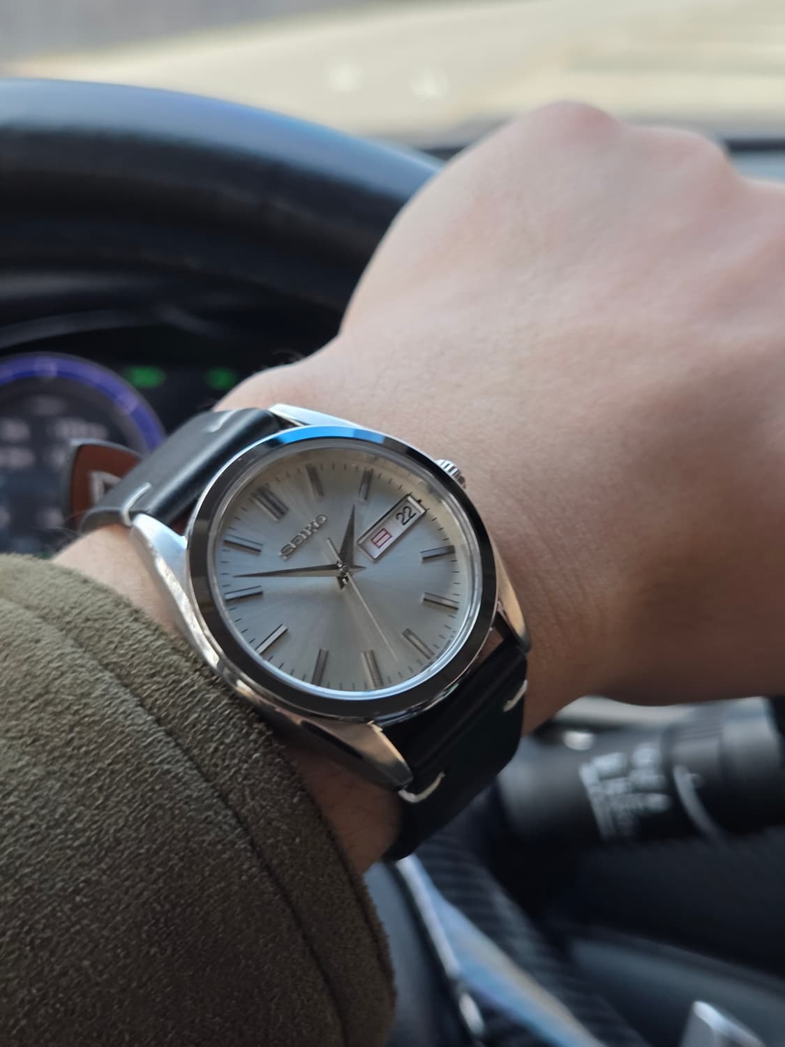 세이코 SBTH007 풀박스 + 신품 검정 소가죽 스트랩 상품이미지3