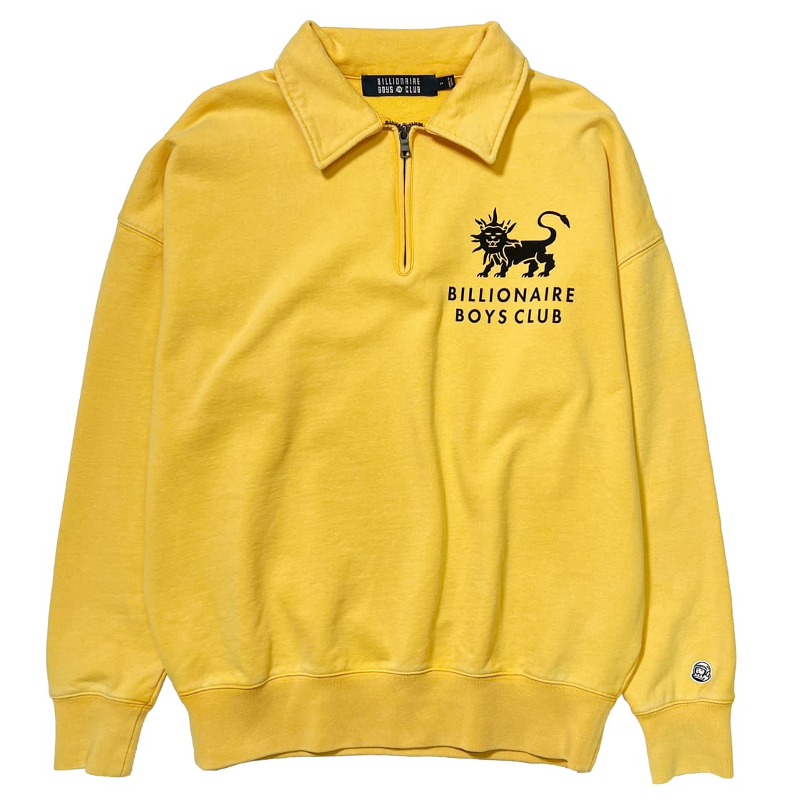 BBC 라이온 쿼터 집 스웻셔츠 워시드 머스타드 (S) 상품이미지2