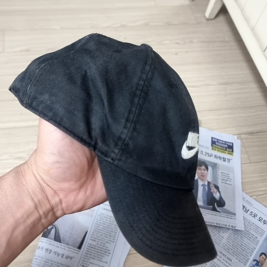 나이키 볼캡 블랙 모자 상품이미지4