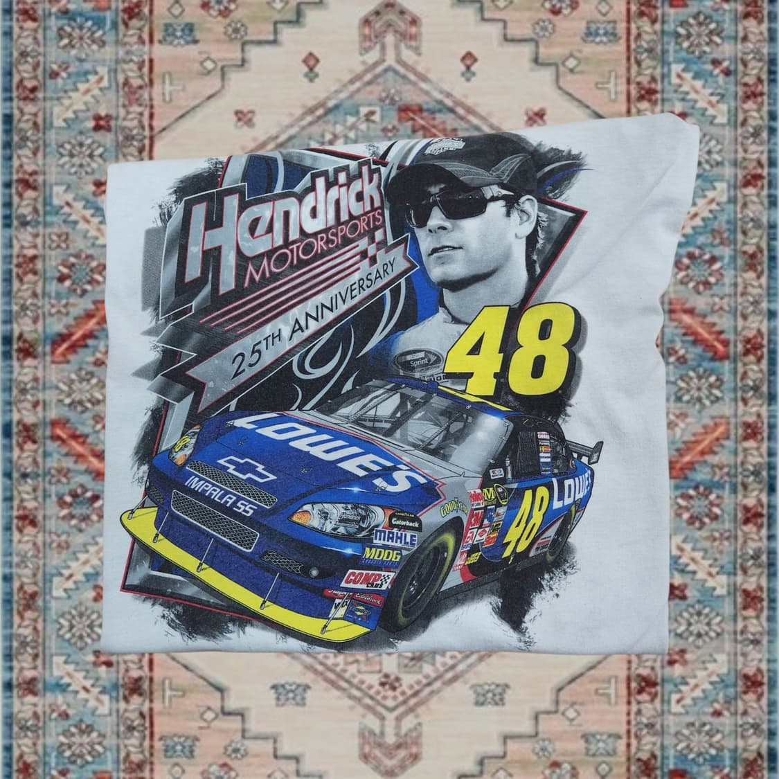 NASCAR 빈티지 헨드릭 모터스포츠 25주년 티셔츠 2XL 상품이미지3