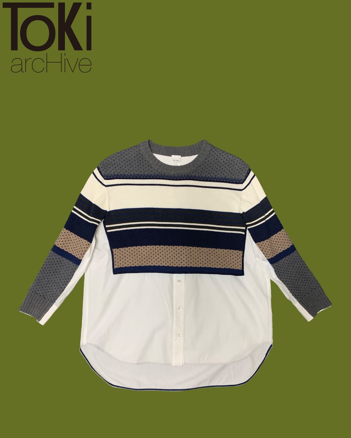 🇯🇵Paul Smith Japan Layered Knit shirt 상품이미지1