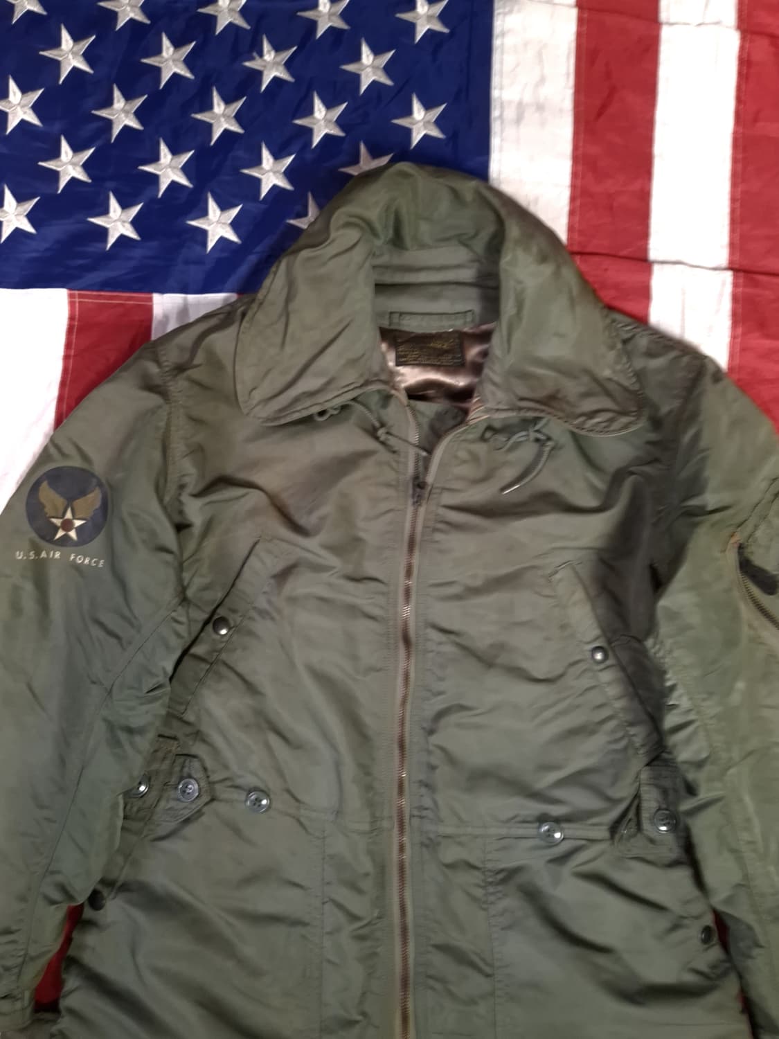 오리지날 미공군 블랙라벨 CWU-1/P 항공 커버올 상품이미지2