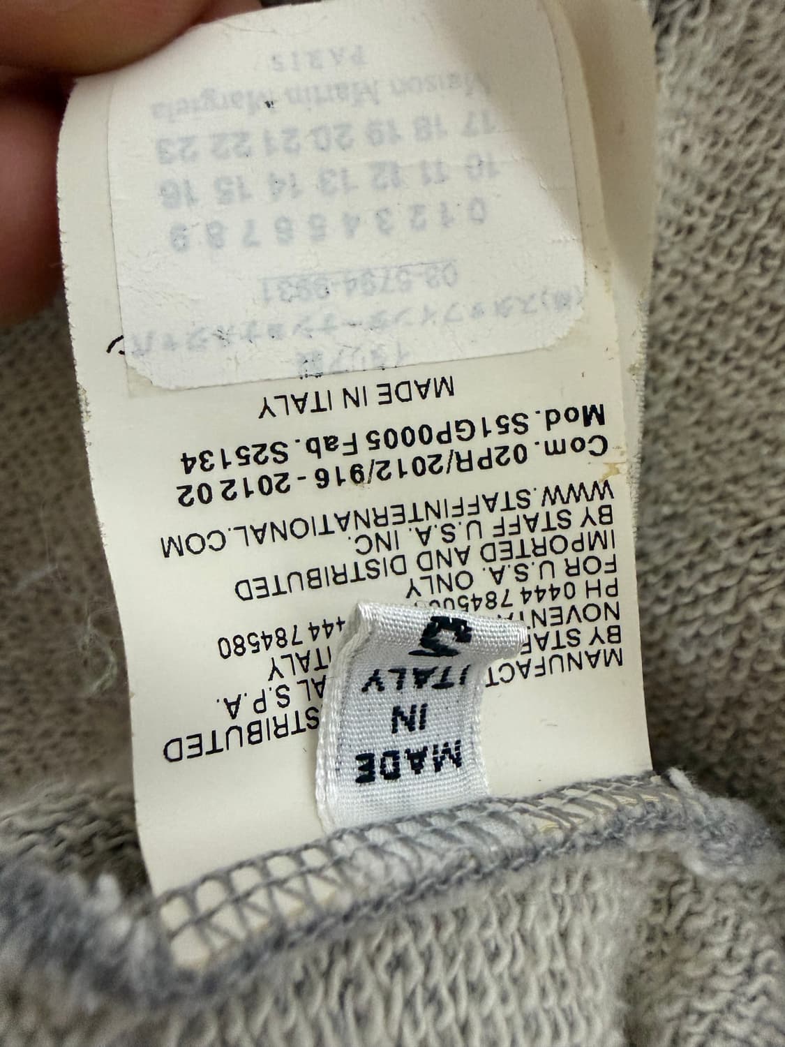 마르지엘라 12FW 오버사이즈 맨투맨 상품이미지7