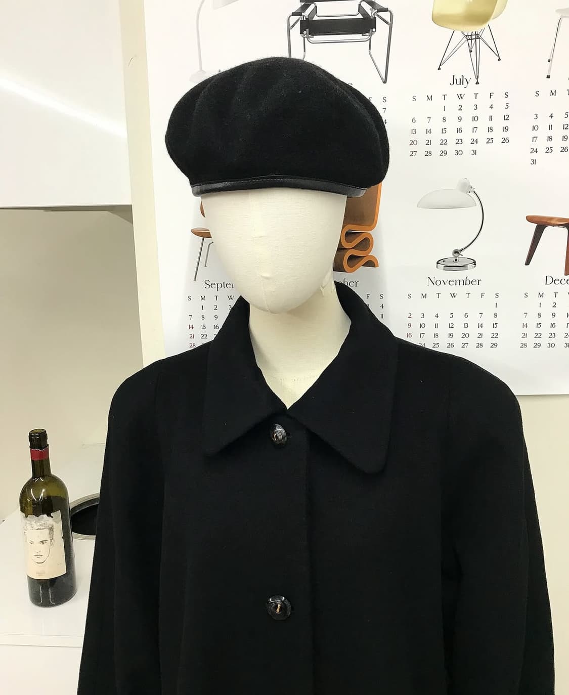 빈티지 캐시미어 100 롱 코트 상품이미지8