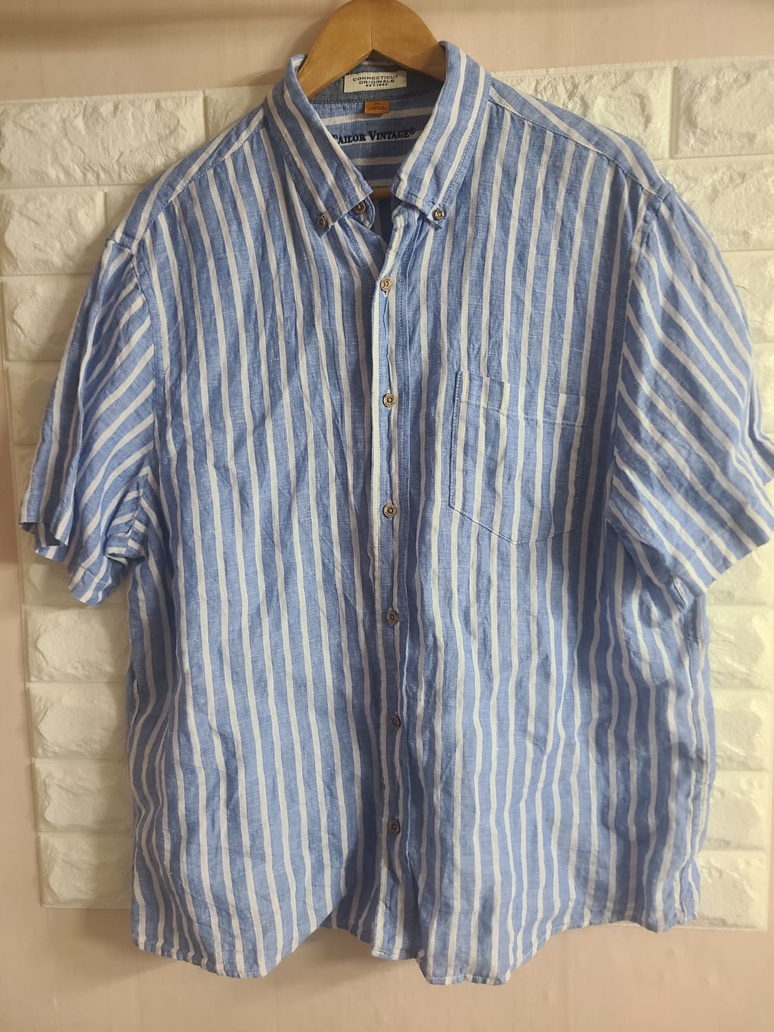 테일러 빈티지 남자 린넨 셔츠(XL) 상품이미지2