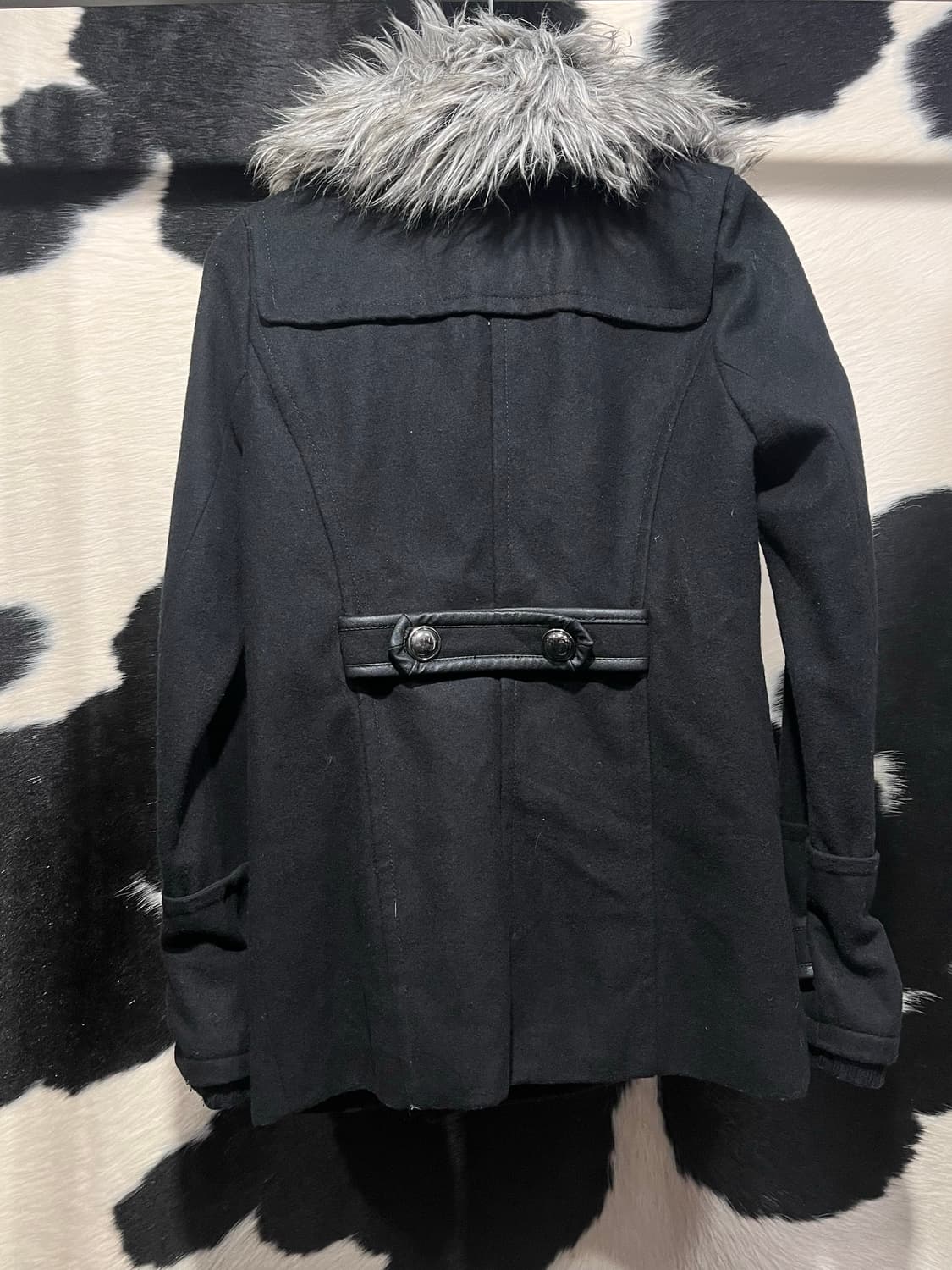 Haute 카라 퍼 코트 상품이미지6