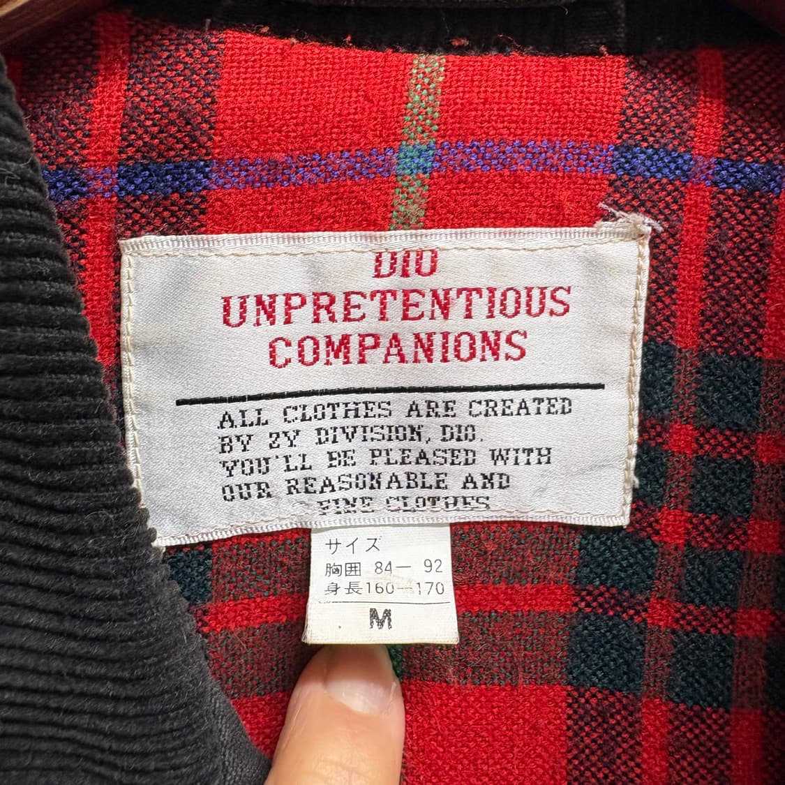 코듀로이 포인트 워크 자켓 JPN 상품이미지8