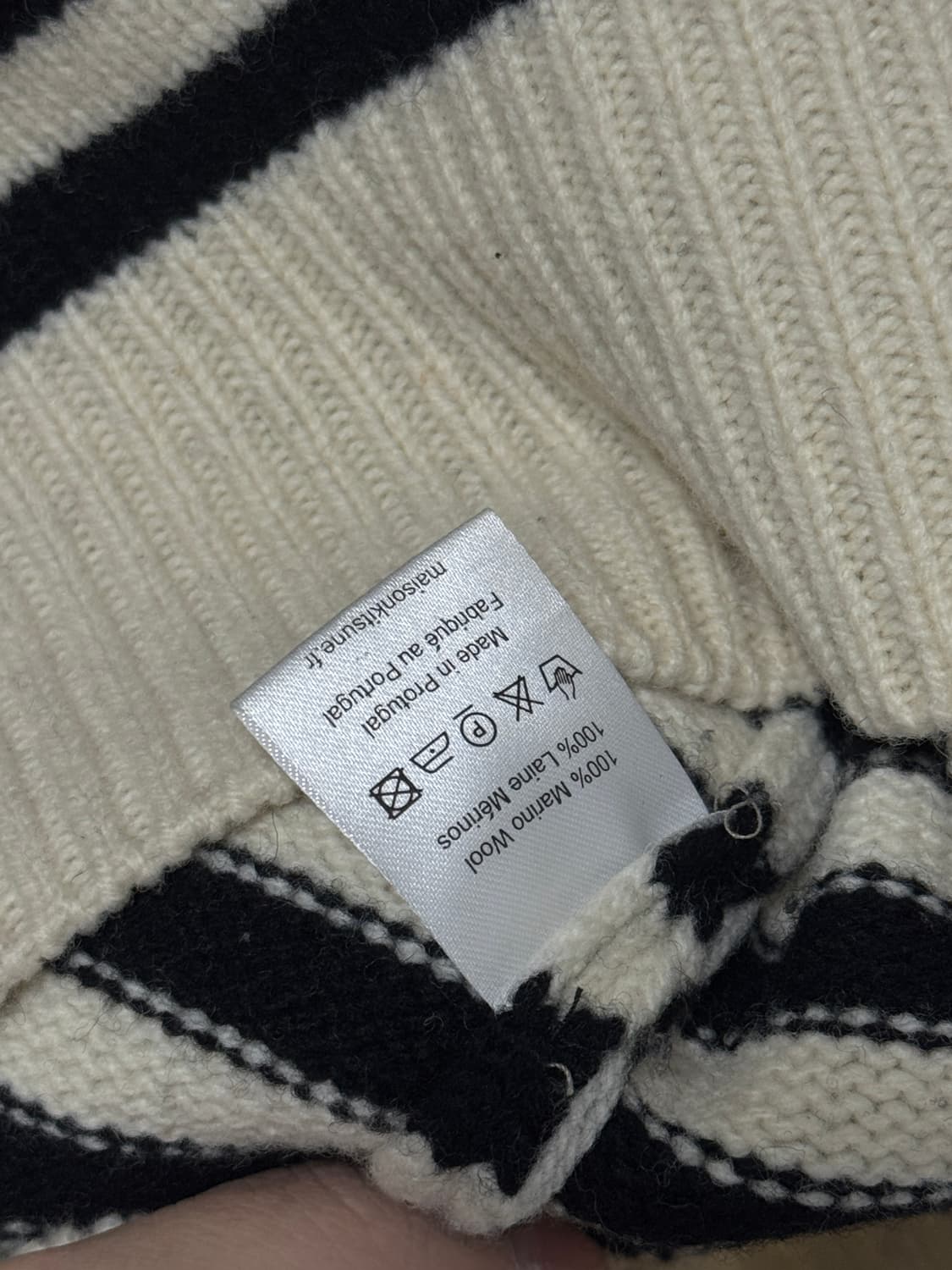 (M) 메종키츠네 스트라이프 니트 상품이미지6