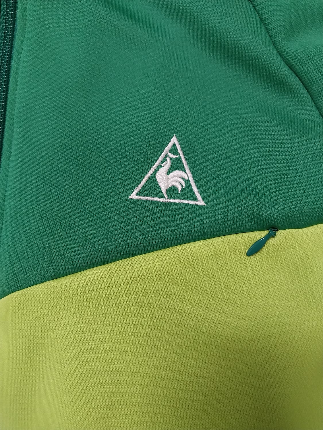 [L] 르꼬끄 스포르티브 그린 배색 저지 트랙탑 자켓 상품이미지3