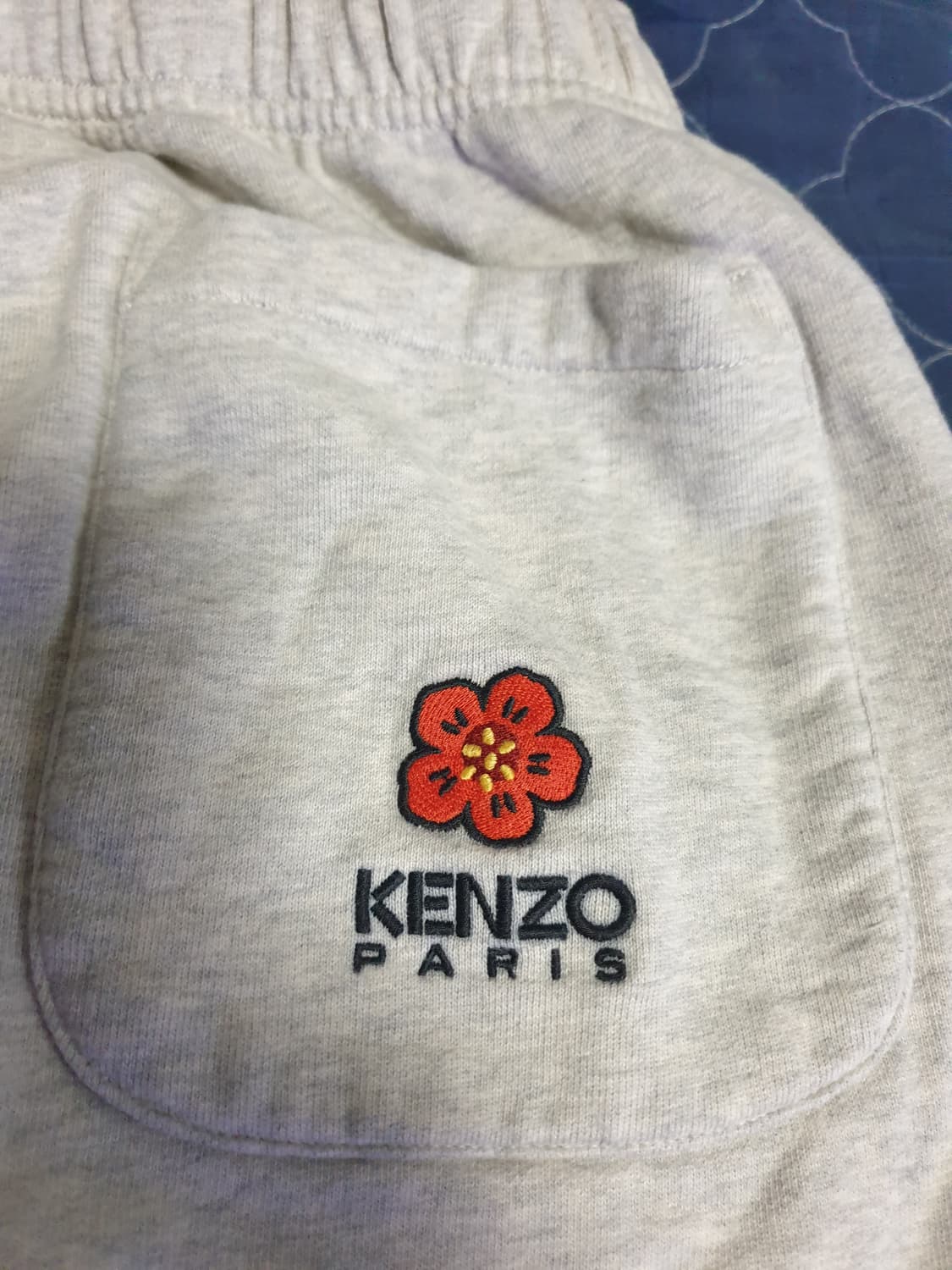 (22FW) 겐조 파리 백 보케 플라워자수 스웨트 조거팬츠 멜란지(XL) 상품이미지2