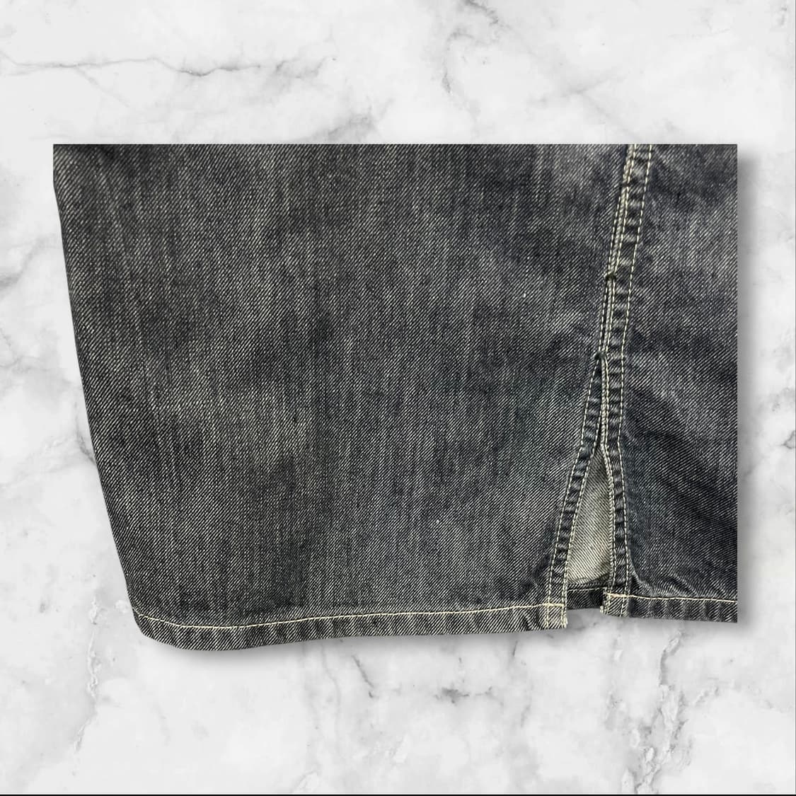 (26) 캘빈클라인 진스 생지 데님 미디스커트 상품이미지4