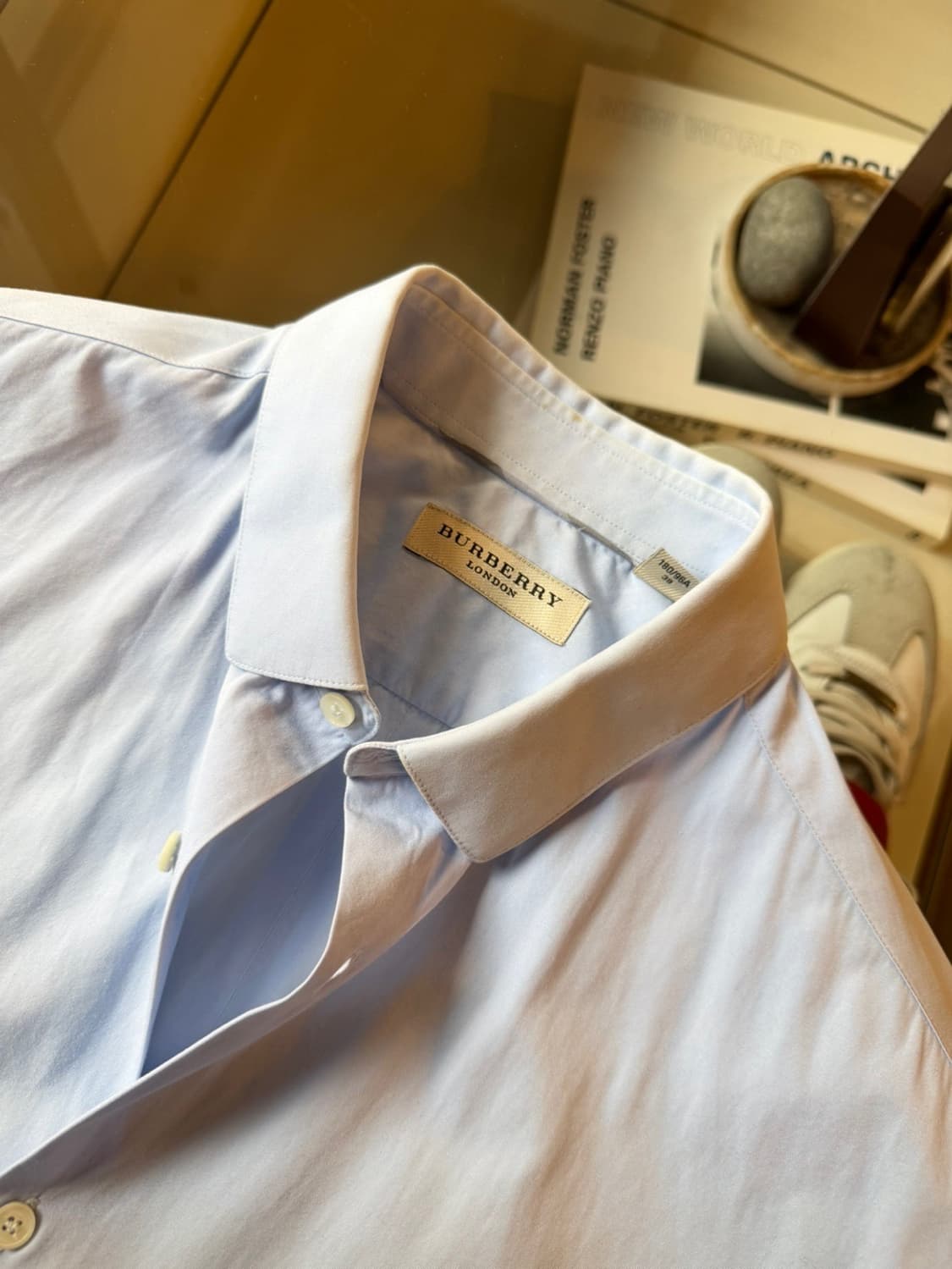 버버리 드레스 셔츠 슬림100 상품이미지8