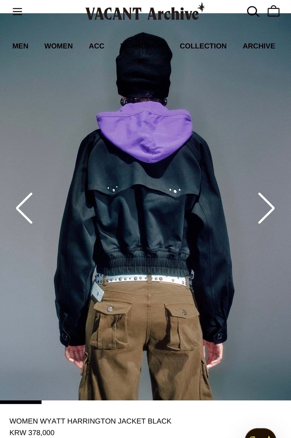 베이컨트 VACANT Archive Wyatt Harrington 자켓 상품이미지7