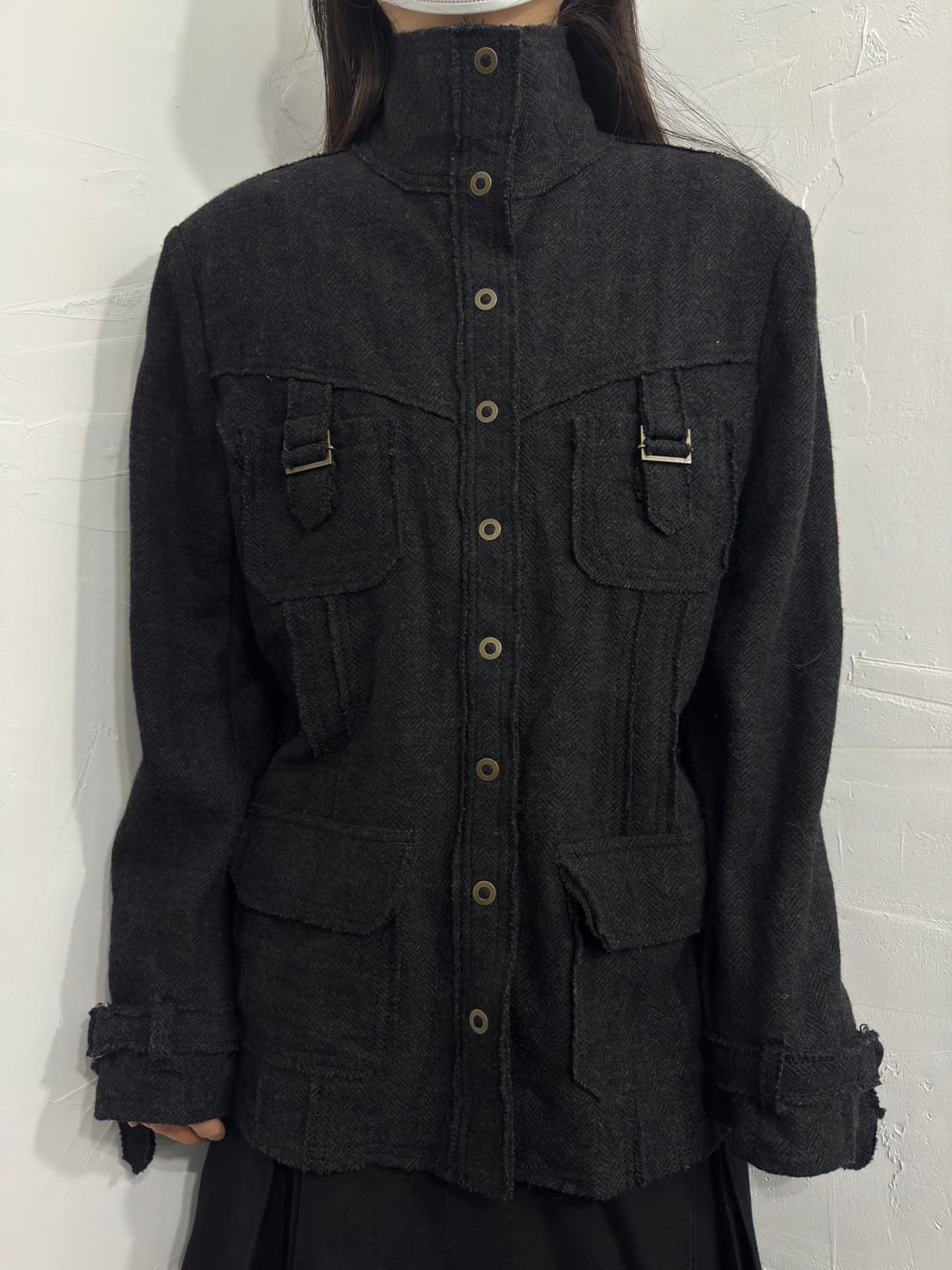missel pocket design wool jacket 상품이미지1