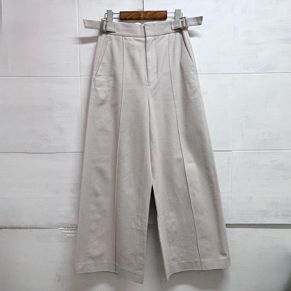 ebure 사이드 버클 와이드 팬츠  JPN 상품이미지1