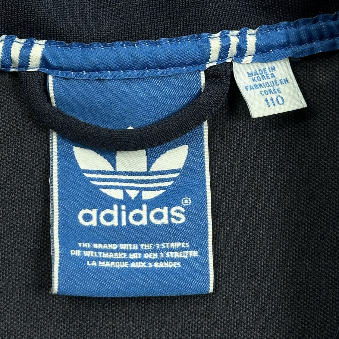 아디다스 유로파 네이비 삼선 트랙탑 져지 (XXL) 상품이미지5