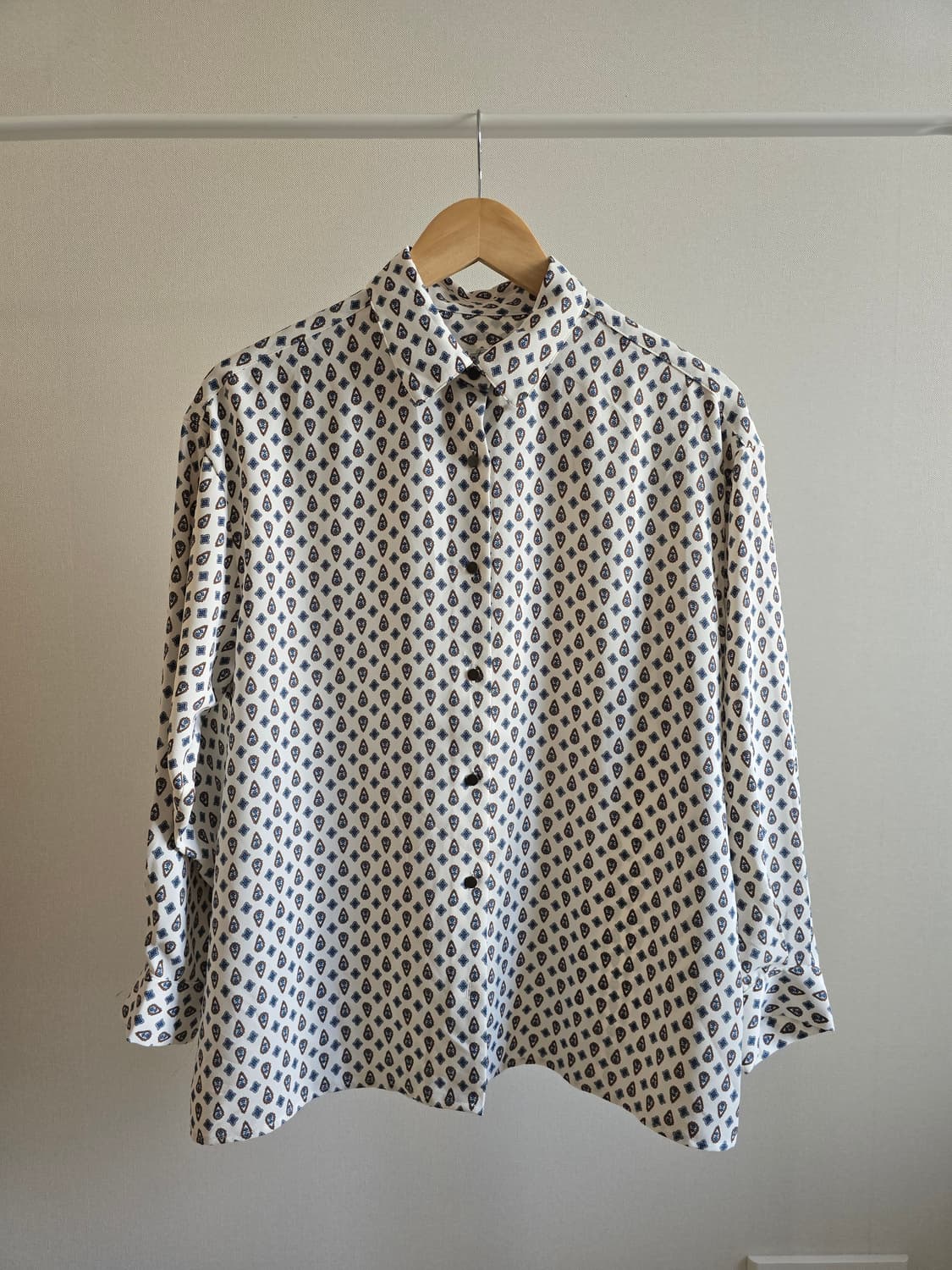 Jantzen 패턴 셔츠 블라우스 상품이미지4