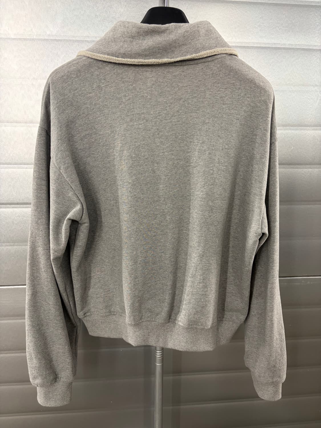 Matin Kim logo half zip sweatshirt S 상품이미지6