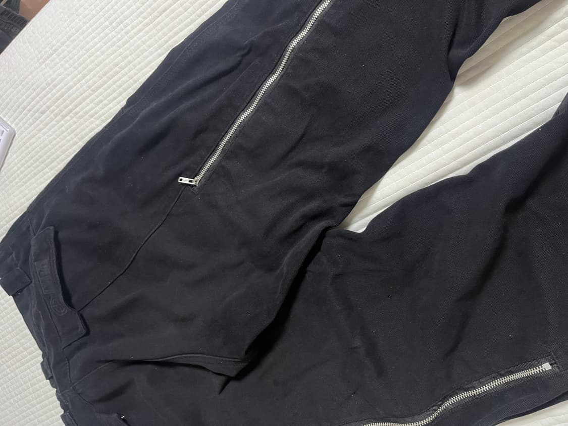 [m] 플라스틱프로덕트 웨이브 지퍼 팬츠 상품이미지7