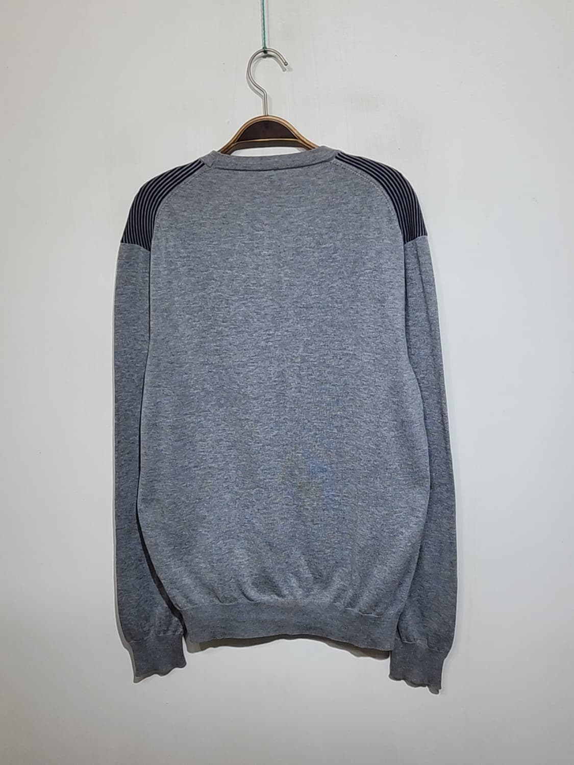 (L) 라코스테 가디건 배색 로고 브이넥 캐주얼  상품이미지7