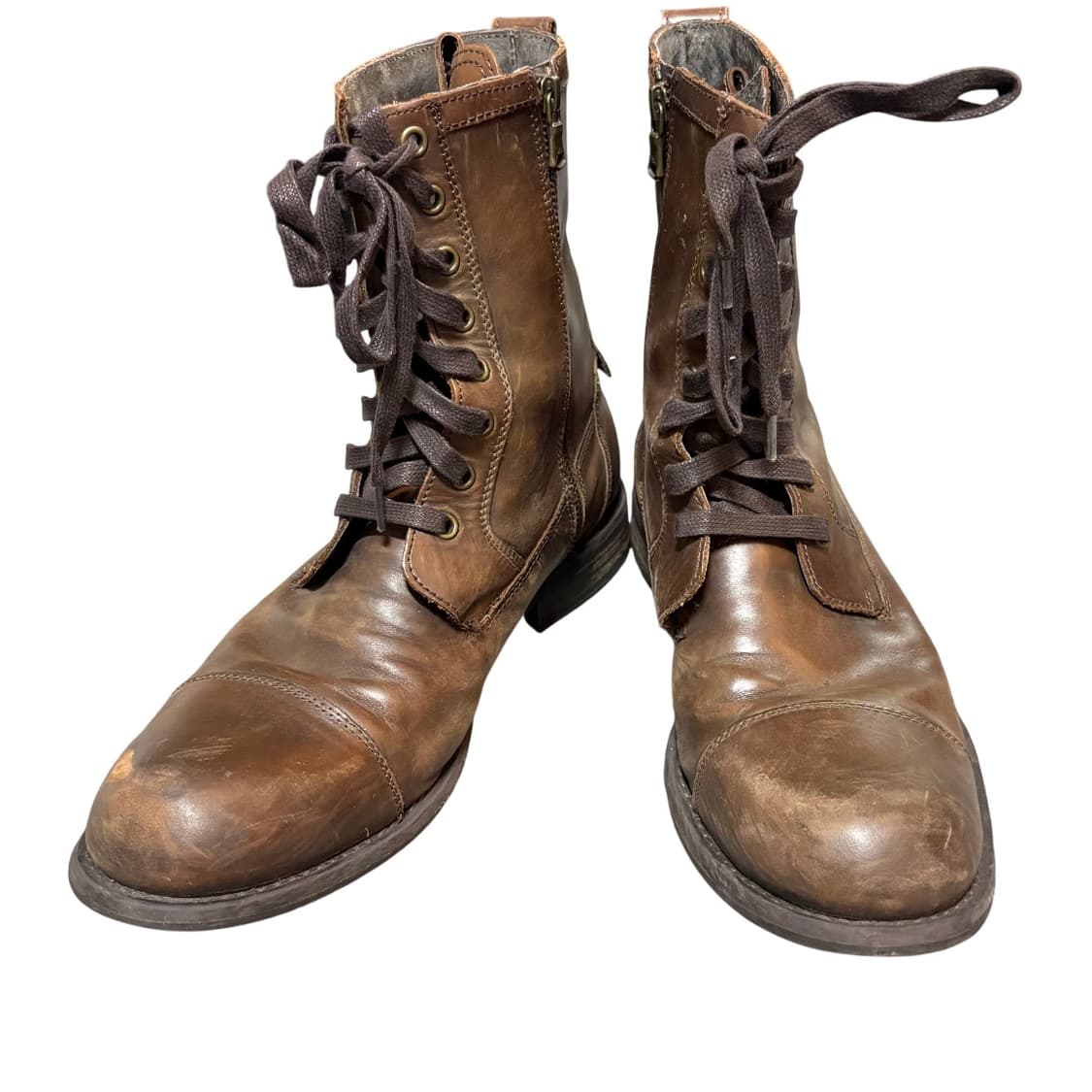 존바바토스 브라운 레더 집업 부츠 11 280-290 상품이미지2