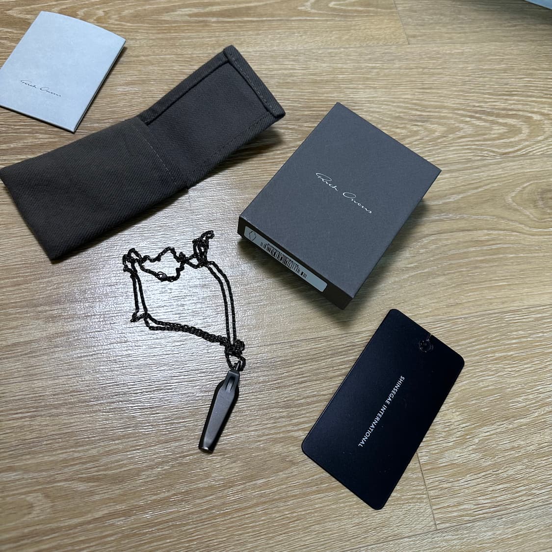 릭 오웬스 목걸이 브론즈컬러  상품이미지5