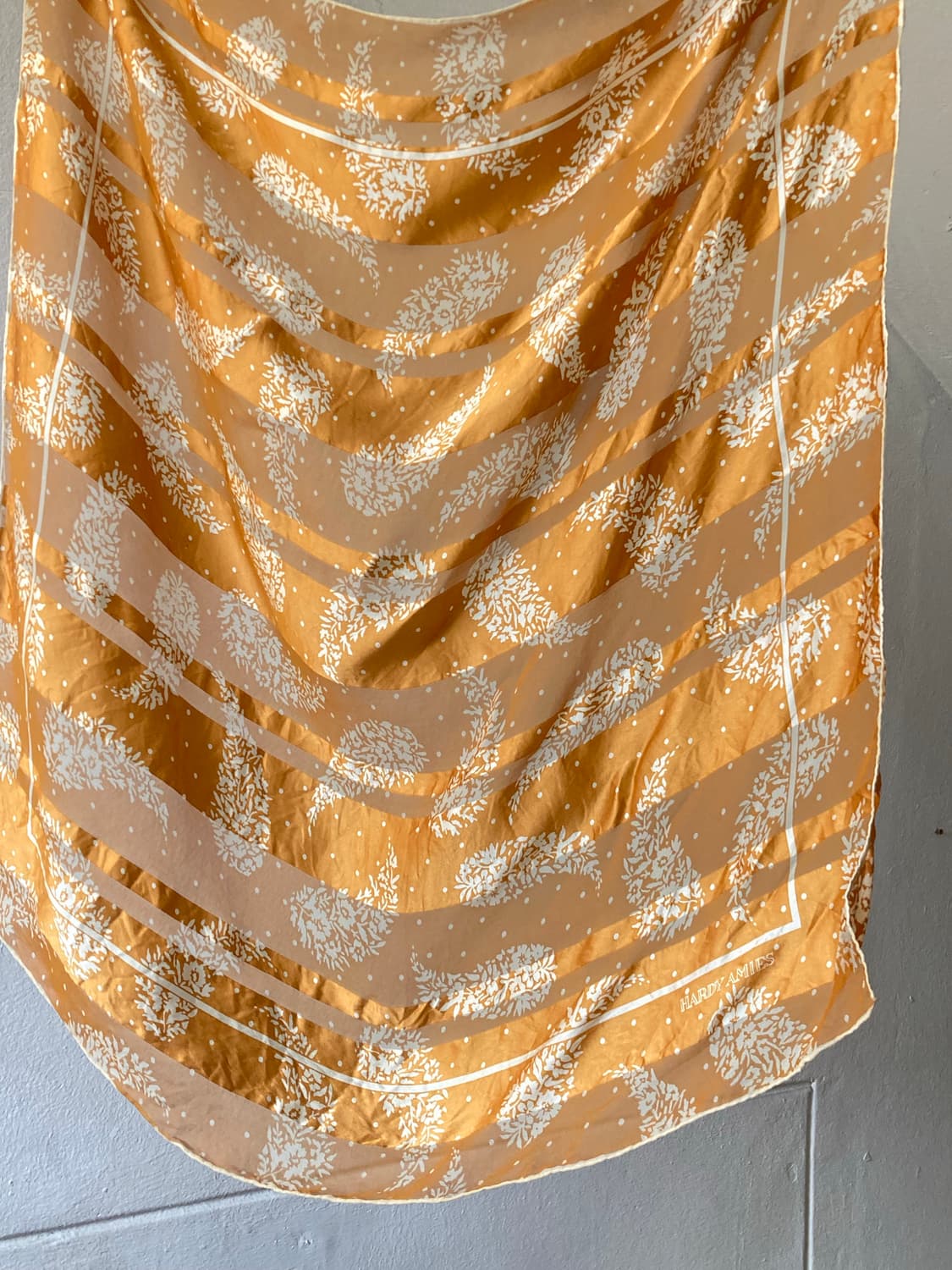 에스닉 오렌지 페이즐 패턴 스카프 상품이미지3