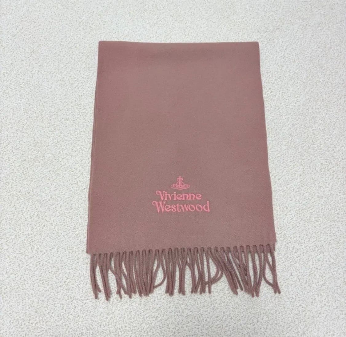 비비안웨스트우드 머플러 로즈 핑크 상품이미지3