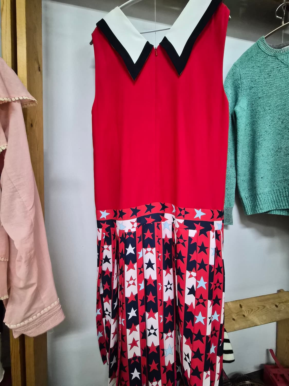 럭키슈에뜨 브이넥 롱 원피스 상품이미지8