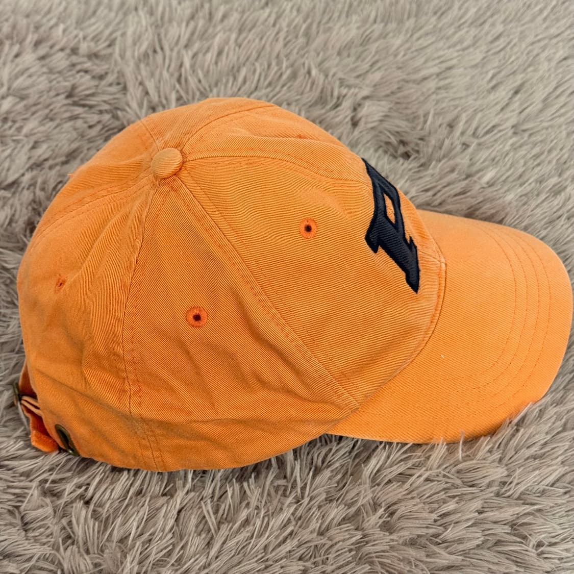 90s 스펠아웃 폴로스포츠 P로고 오렌지 볼캡 상품이미지4